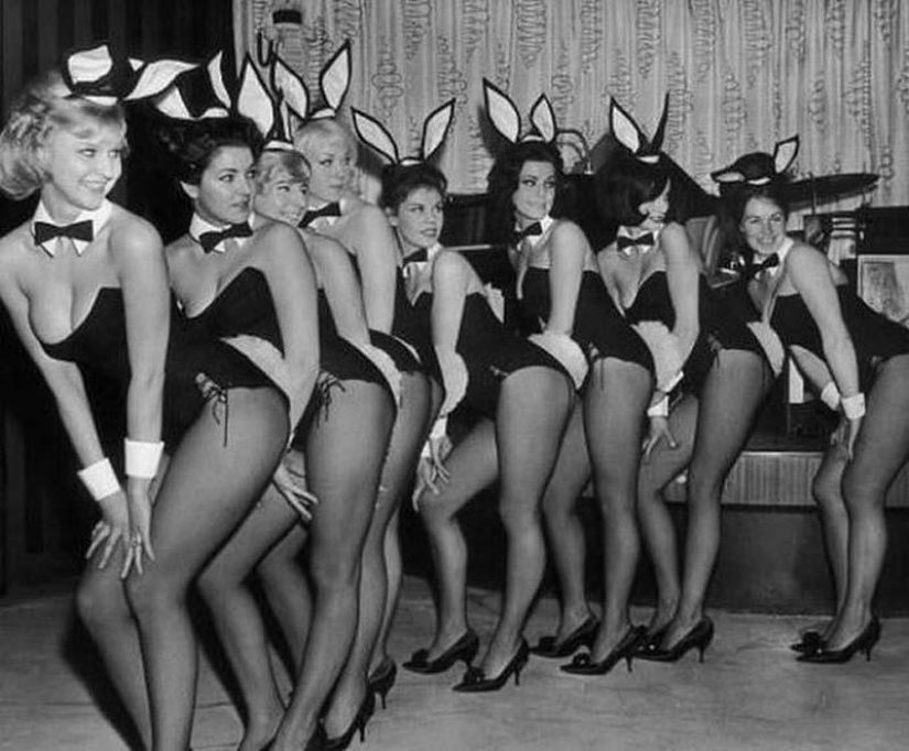 Retrophotographs of Playboy bunnies