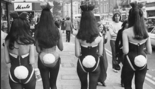 Retrophotographs of Playboy bunnies