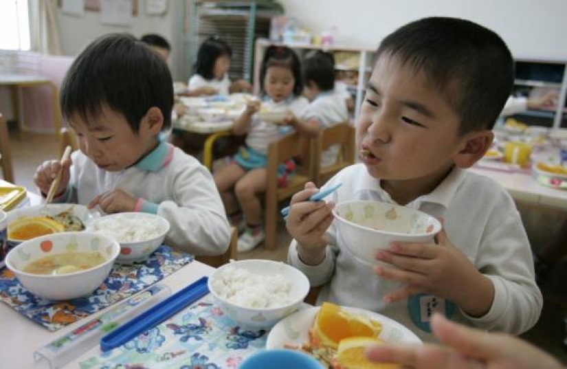 Rice and fish as part of education: how Japanese children are taught to eat right