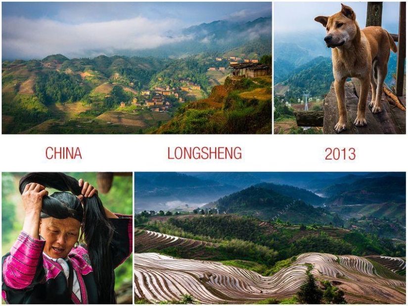 Rice terraces in Longsheng