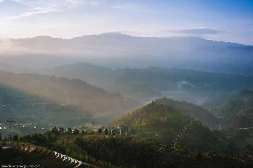 Rice terraces in Longsheng