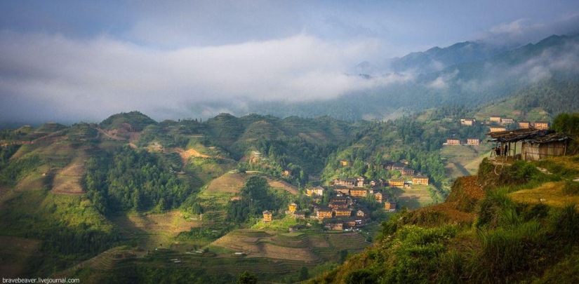 Rice terraces in Longsheng