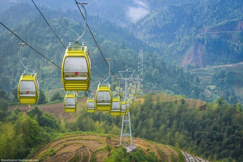 Rice terraces in Longsheng