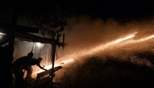 Rocket war at Easter celebration