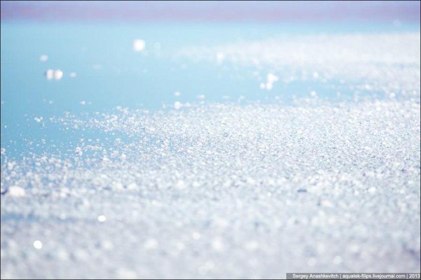 Salt deserts of Crimea