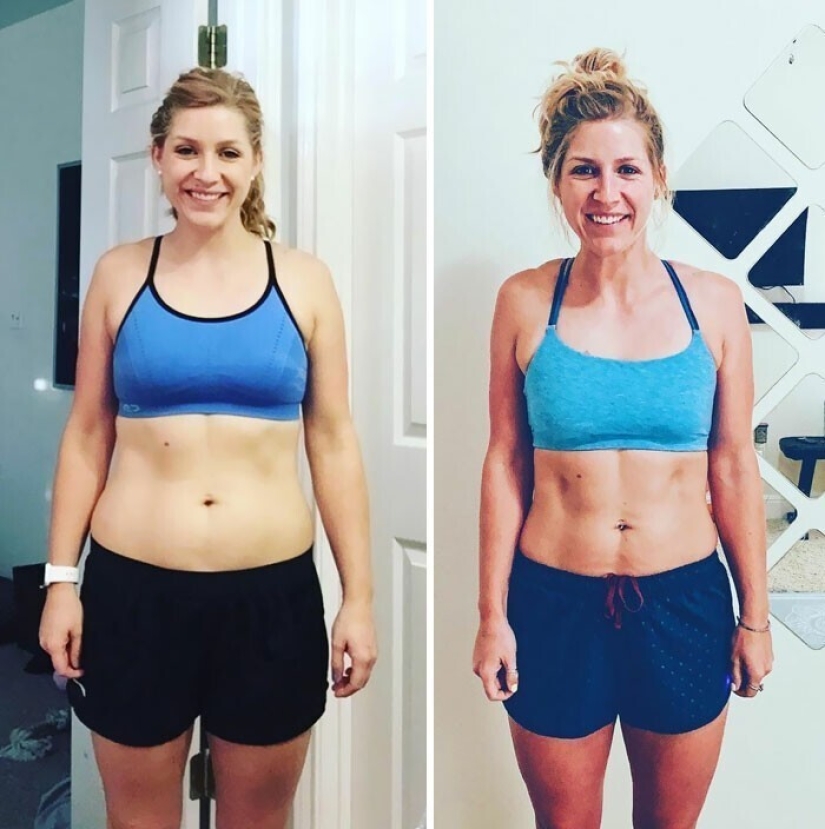 Same weight, different body 30 examples of "before" and "after