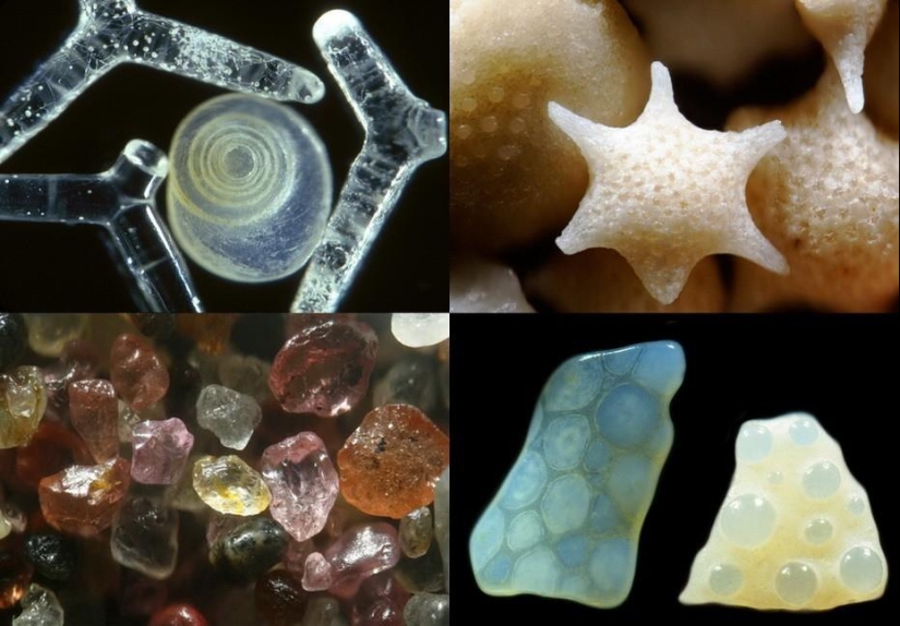 Sand under the microscope