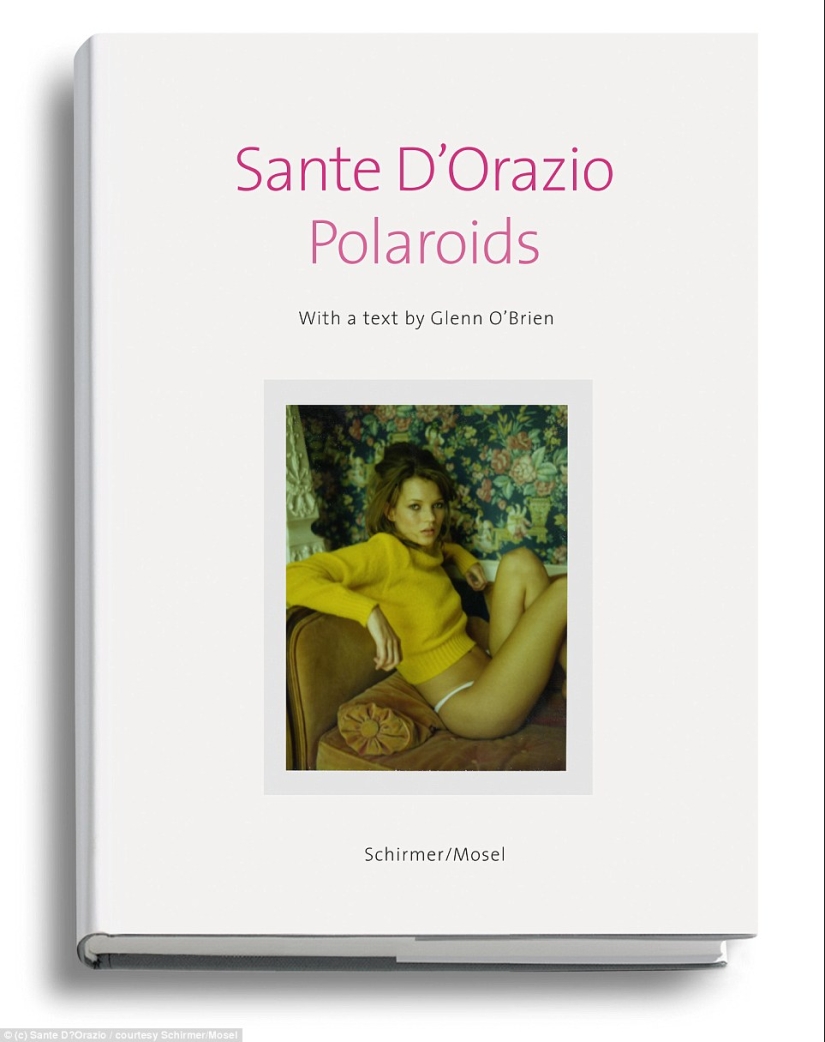 Sante D'Orazio ha publicado un libro con fotos íntimas de modelos y actrices