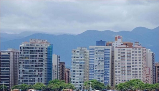 Santos es una ciudad de edificios "en caída" en Brasil