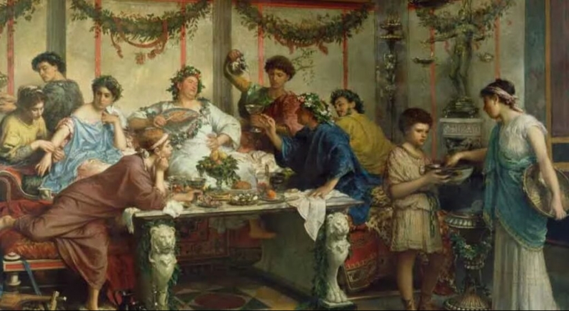 Saturnalia es una fiesta suelta de los antiguos romanos, que reemplazó a la Navidad para ellos