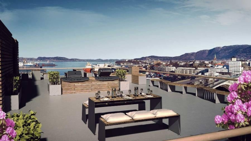 Scandinavian design, or The tallest Treet house will be built in the town of Bergen