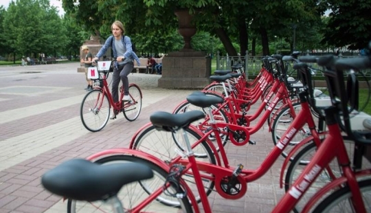 Se abre el alquiler de bicicletas urbanas en Moscú