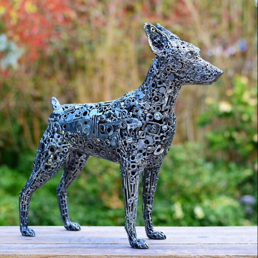 Self-Taught Artist Creates Impressive Sculptures From Recycled Materials
