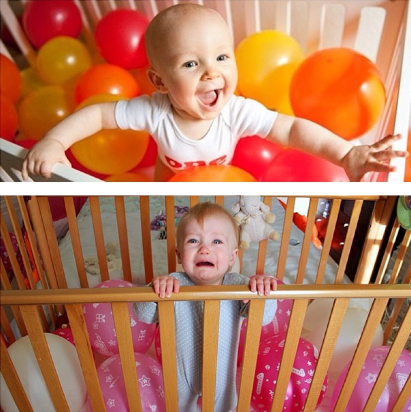 Sesiones de fotos para niños: expectativas versus dura realidad