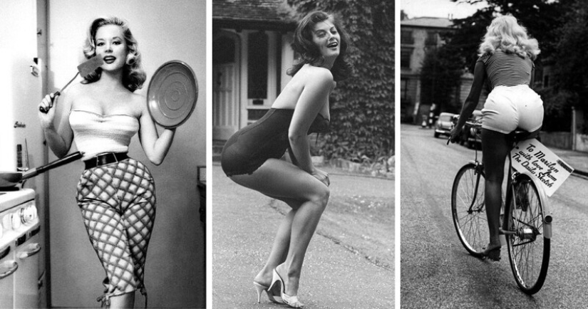 Sex symbols of the 50s, or what the standard of female beauty of that time looked like