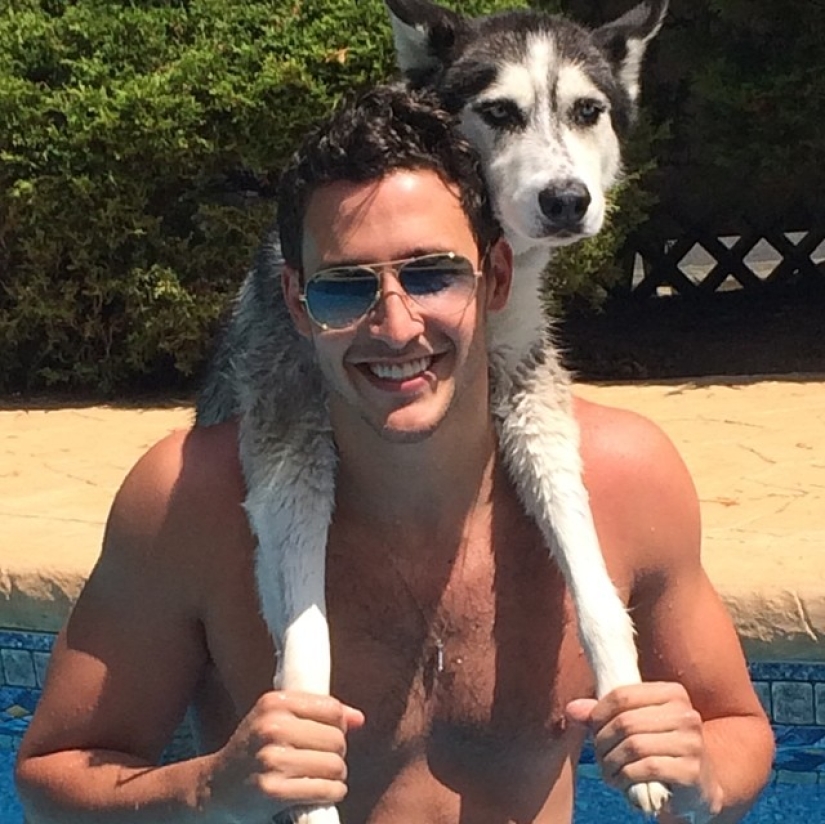Sexy doctor and his glorious husky!