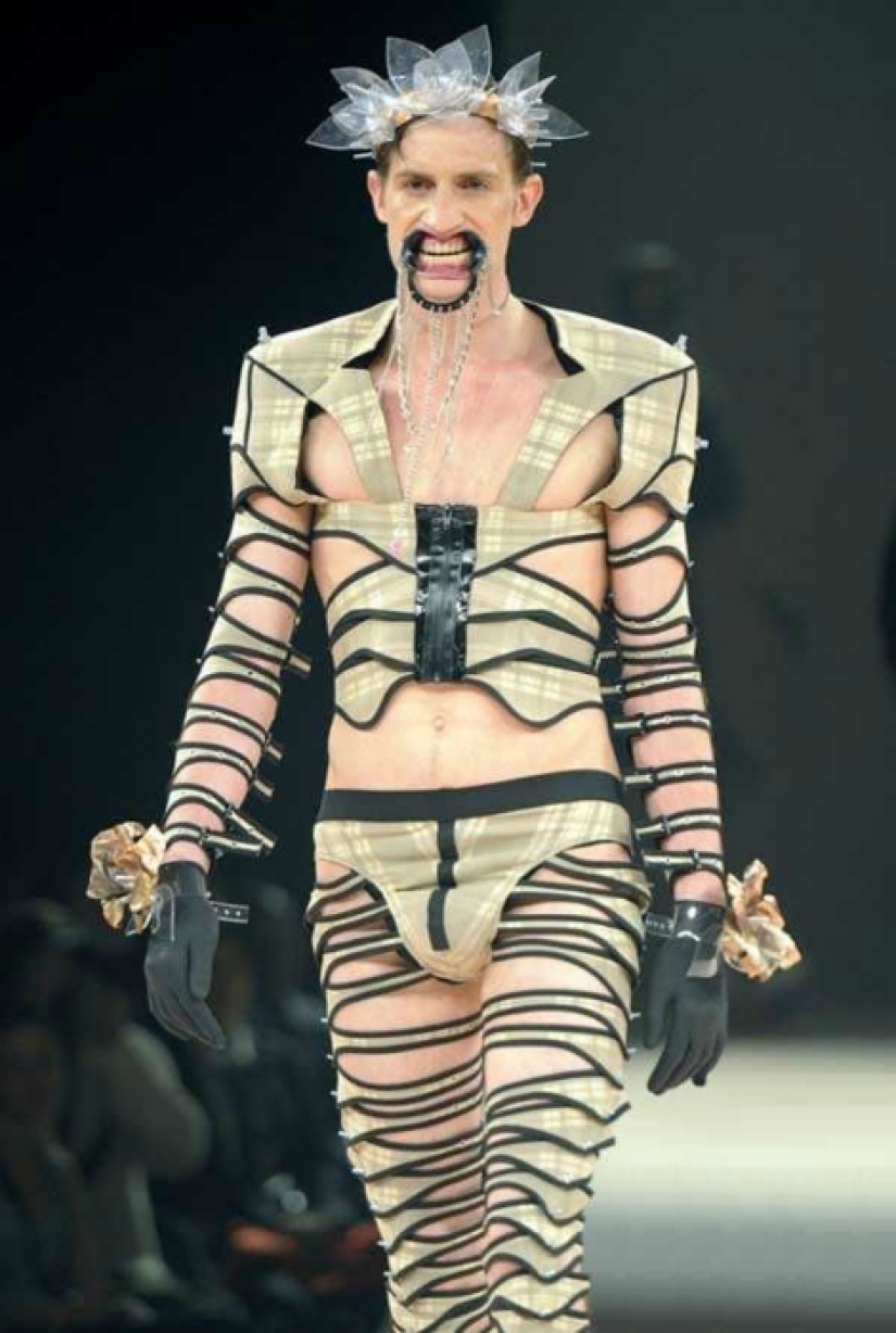 Shameful! How fashion designers mock men