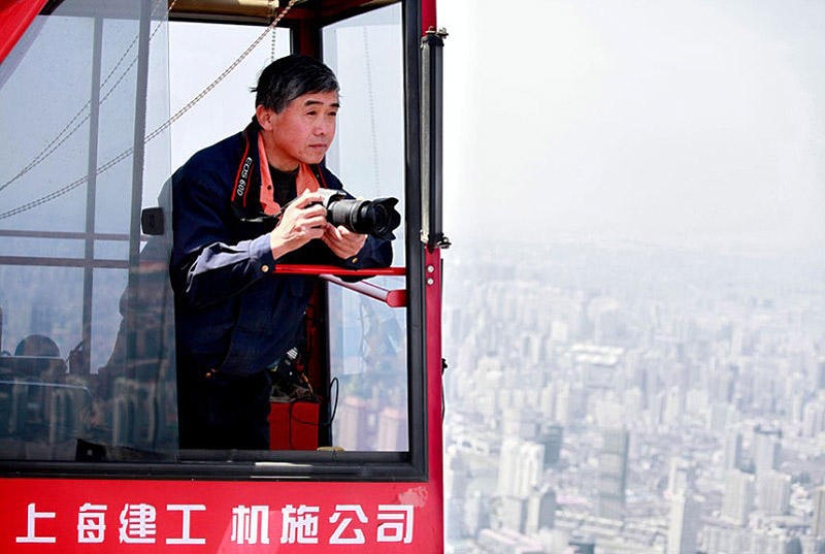 Shanghai a través de los ojos de un operador de grúa