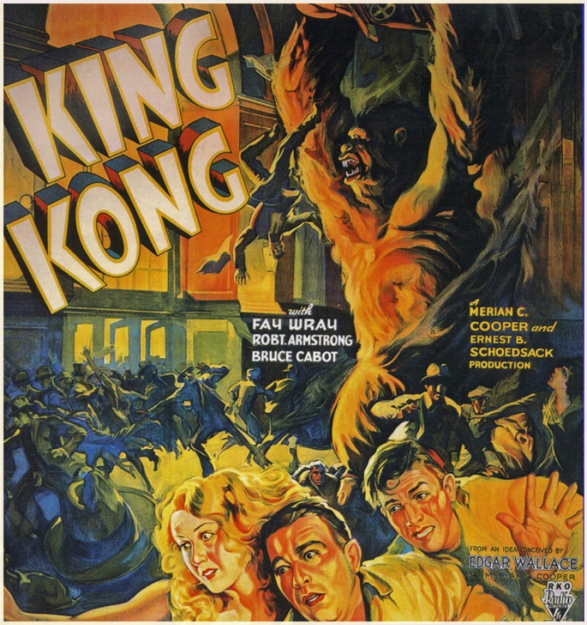 She smeared Lyalya, sat on the ledge: 82 years since the premiere of &quot;King Kong&quot;
