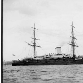 Ships and officers of the Russian Empire Navy in 1893