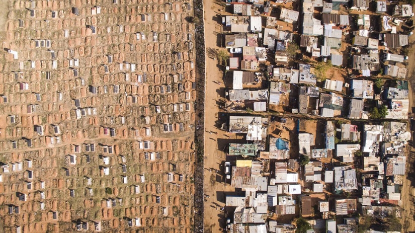 Shocking inequality in South Africa in the lens of a drone