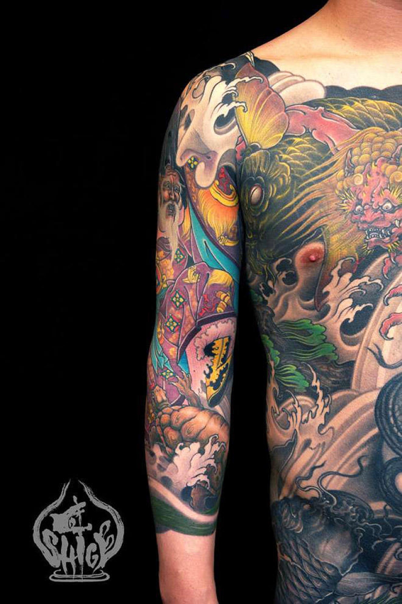 SIG — Japanese tattoo artist in the whole body