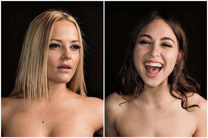 Sincere and soulful portraits of pornstars