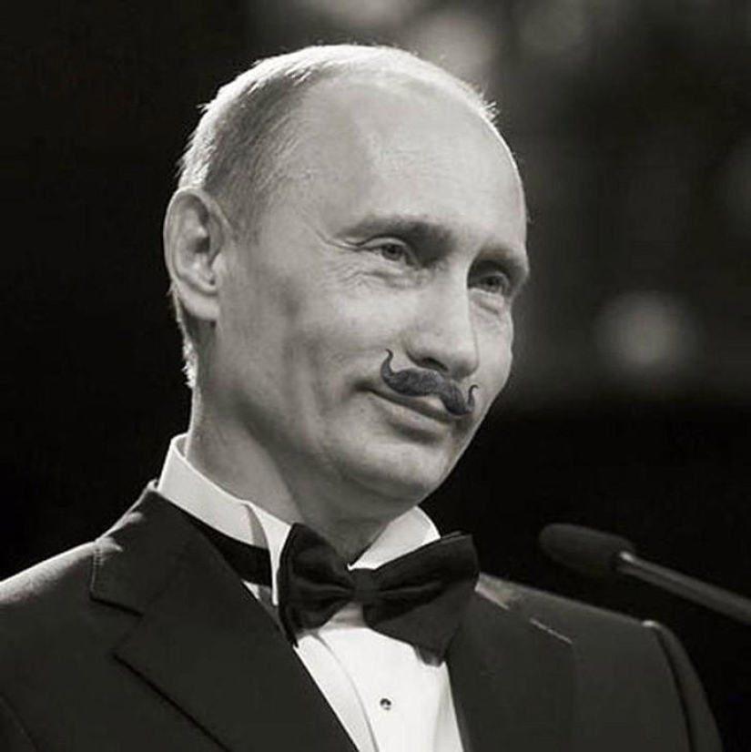 Sitio inusual de fanáticos del bigote para Putin