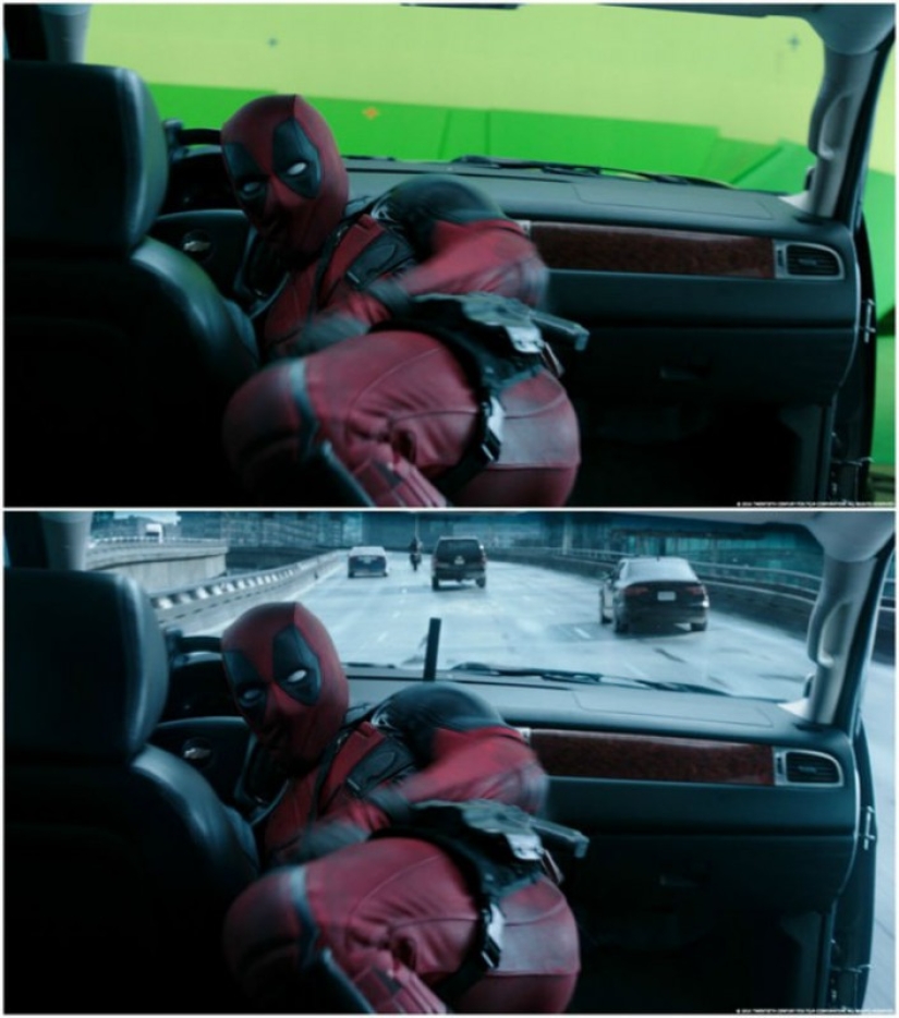 Special effects in movies: how they filmed the movie &quot;Deadpool&quot;