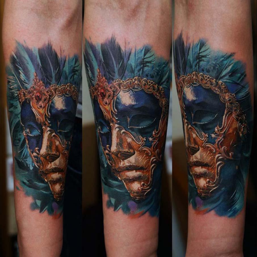 Súper tatuajes de Dmitry Samokhin