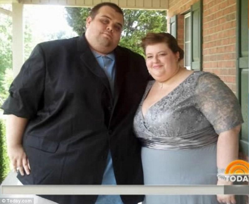 Spouses from the USA dropped 240 kg for two