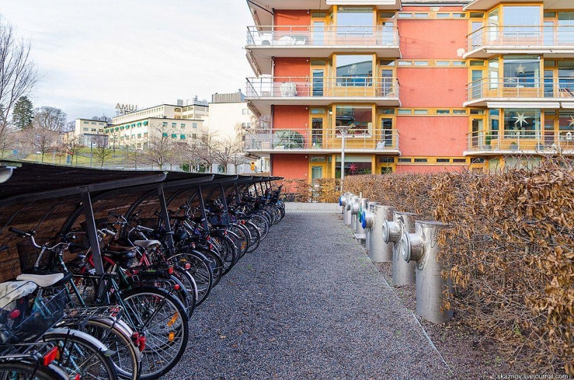 Stockholm. Hammarby Sjöstad - an eco-quarter on the site of an abandoned industrial zone