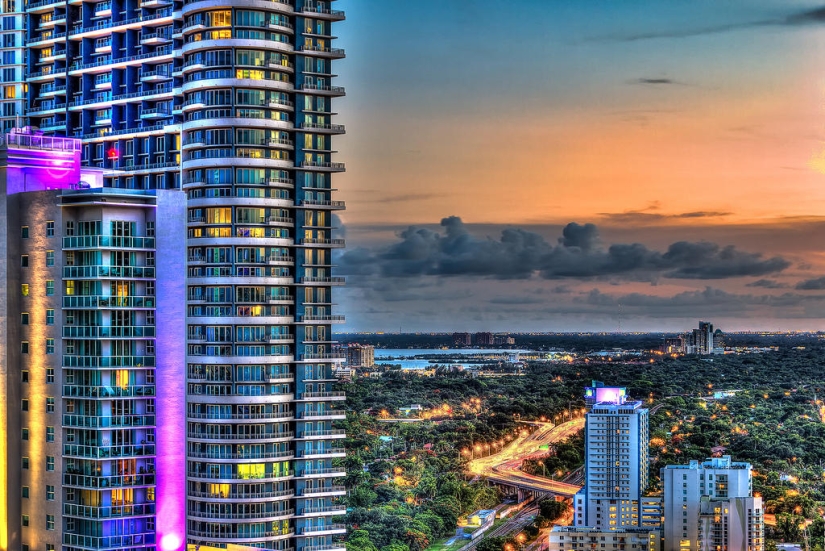 Stunning skies over Miami