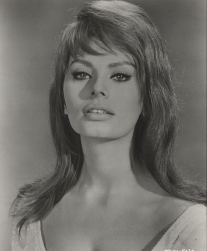 Stunning Sophia Loren during the filming of the movie " Millionaire»