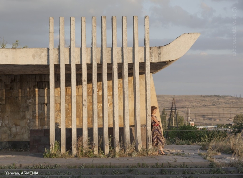 Such different Soviet bus stops in photographs by Christopher Herwig