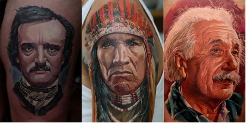 Super tattoos by Dmitry Samokhin