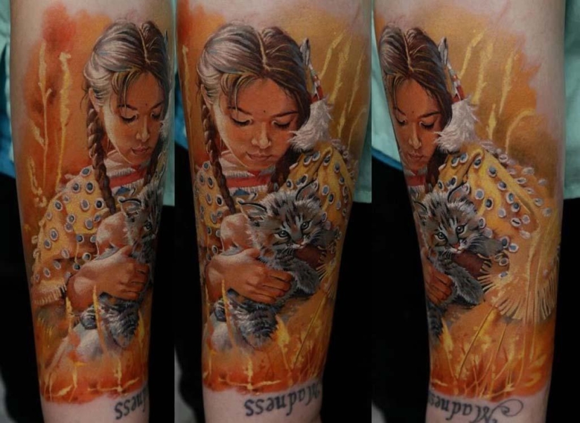 Super tattoos by Dmitry Samokhin