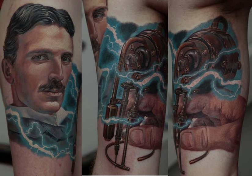 Super tattoos by Dmitry Samokhin