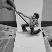 Superb self-taught 3D drawings by Ramon Bruin