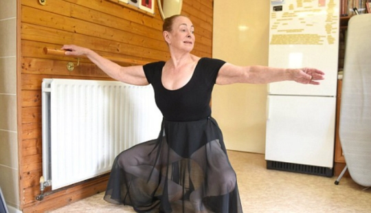 Swan pension: grandmother from the UK became a ballerina at the age of 71