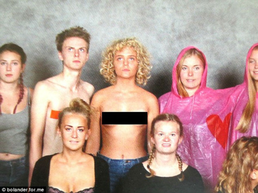 Swedish schoolgirl starred topless because she is a feminist