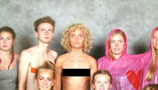 Swedish schoolgirl starred topless because she is a feminist