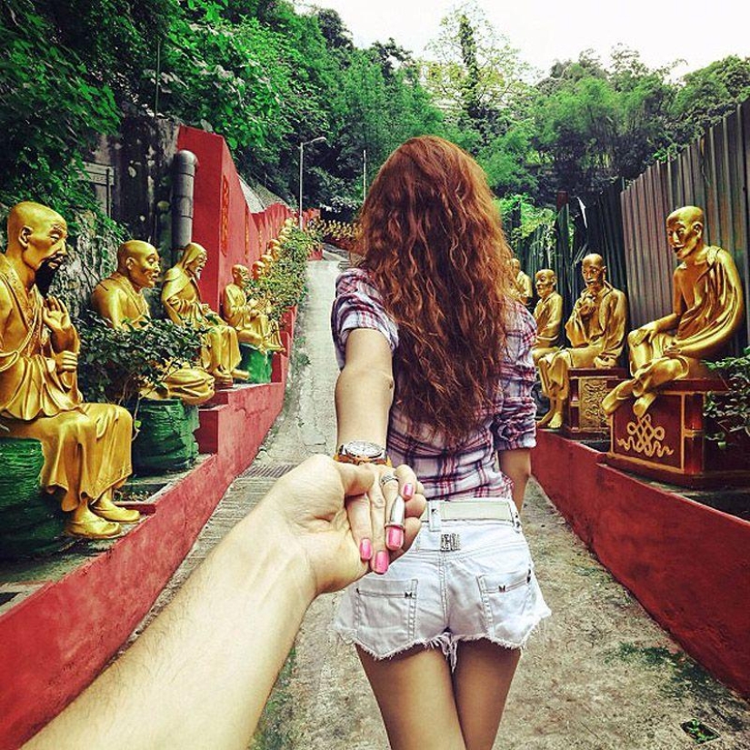 Take my hand, follow me
