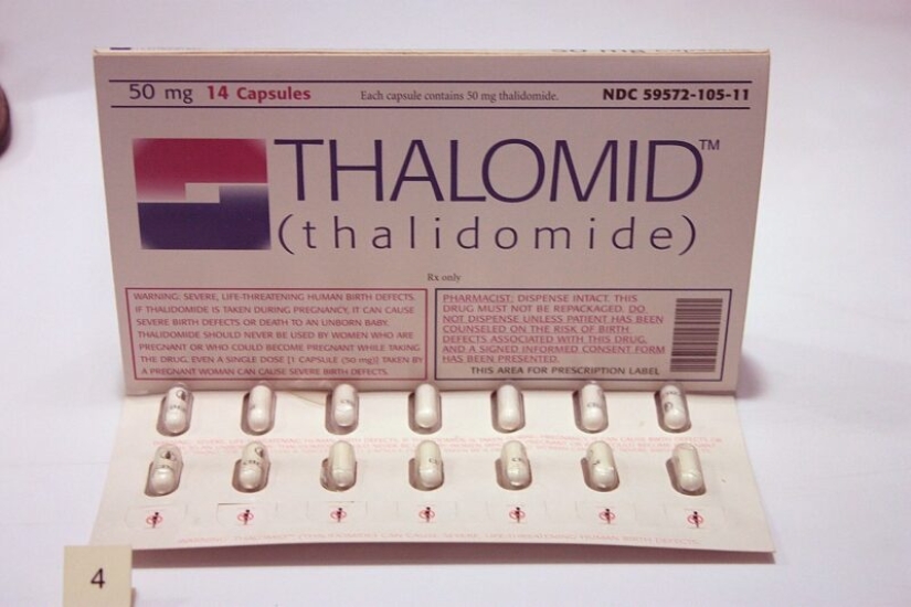 Talidomida tragedy, or As a "miracle pill" to destroy the bodies and lives of people