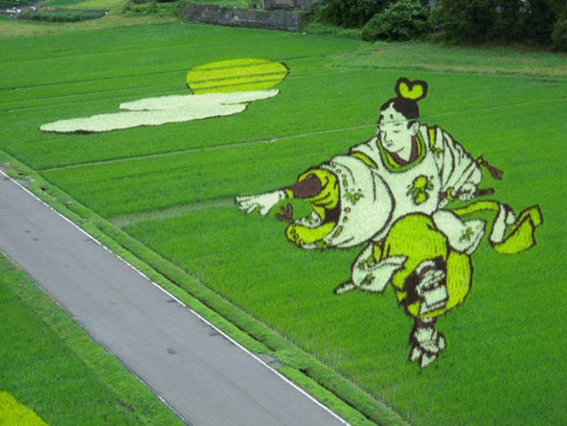 Tambo Art-incredible paintings in the rice fields of Japan