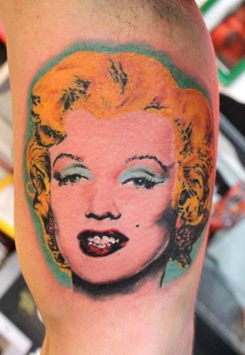 Tattoos inspired by works of art