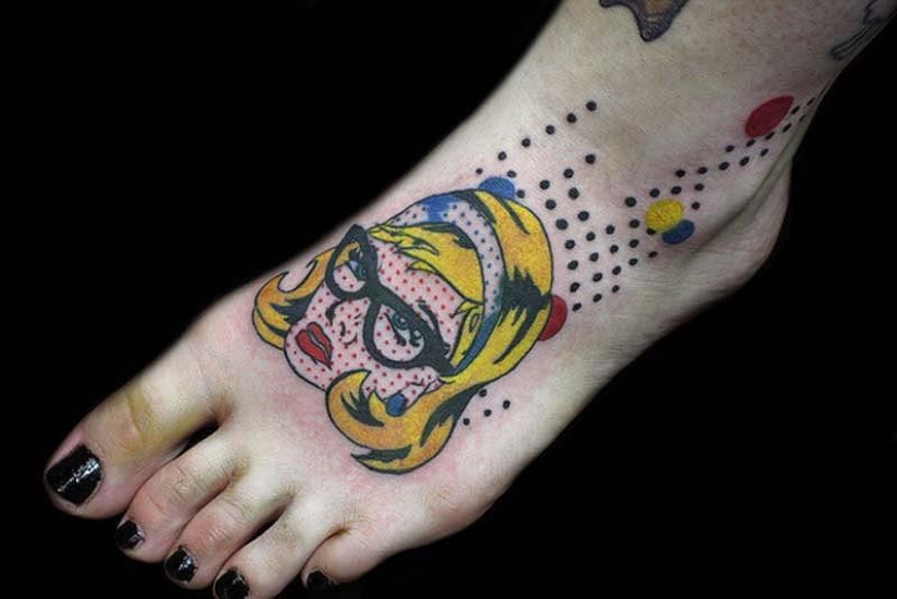 Tattoos inspired by works of art