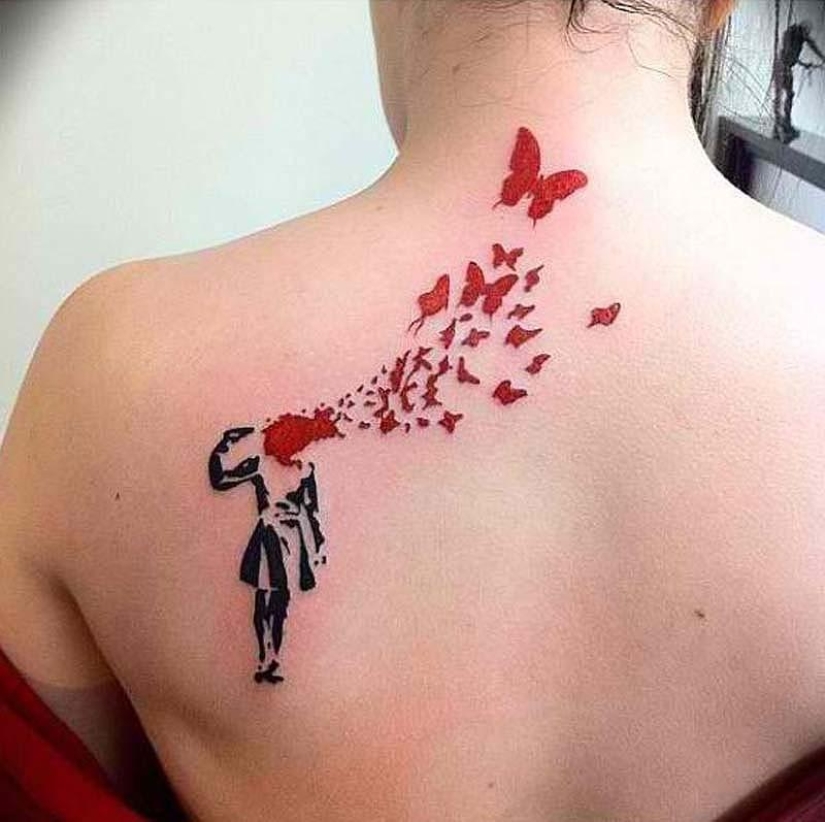 Tattoos inspired by works of art