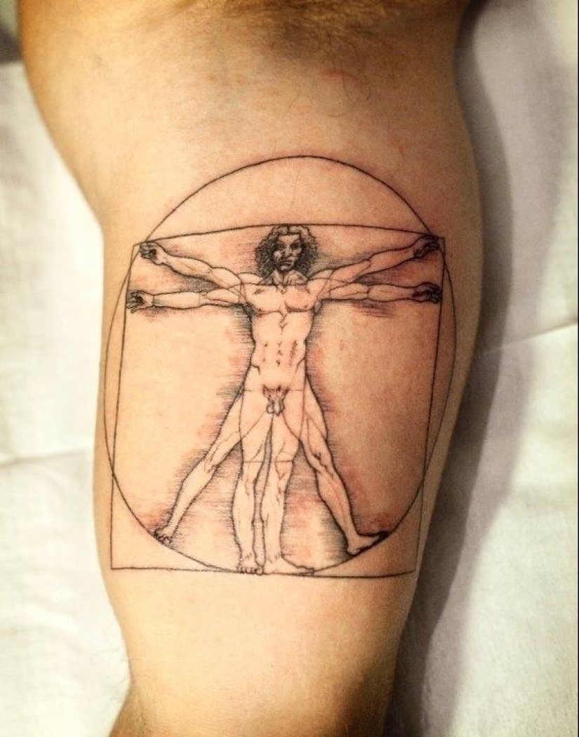 Tattoos inspired by works of art