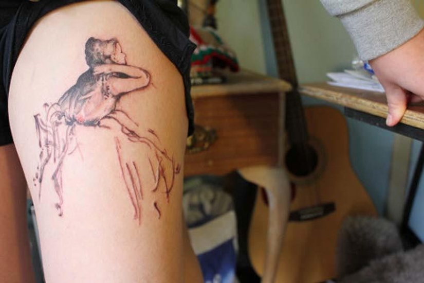 Tattoos inspired by works of art